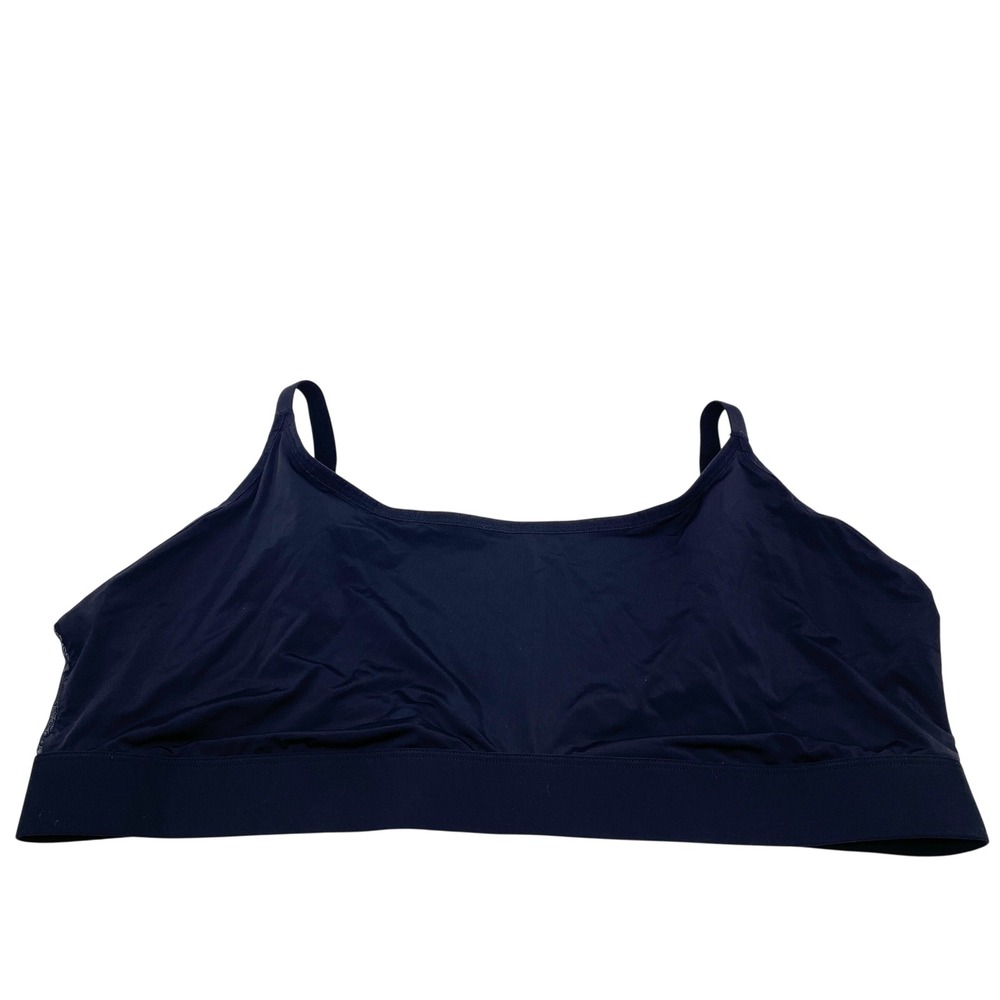 Parade Women's Black‎ Mesh Detail Lounge Bralette Bra Size 3XL